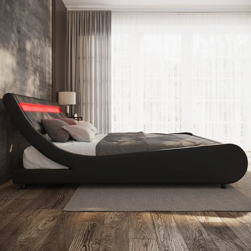Modular Bed : Anaya Upholstered Platform Bed