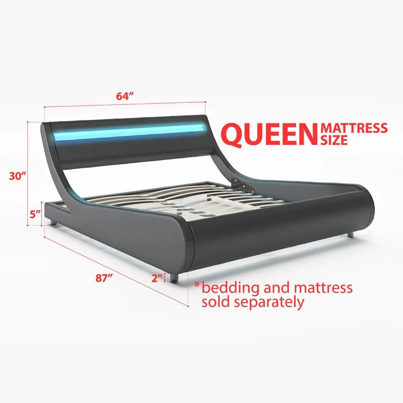 Modular Bed Anaya Upholstered Platform Bed
