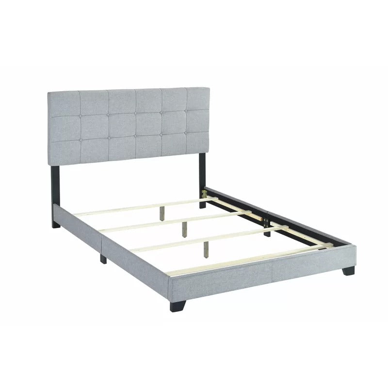 Modular Bed : Fiza Tufted Upholstered Standard Bed