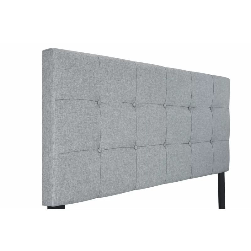 Modular Bed : Fiza Tufted Upholstered Standard Bed