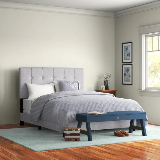 Modular Bed : Fiza Tufted Upholstered Standard Bed