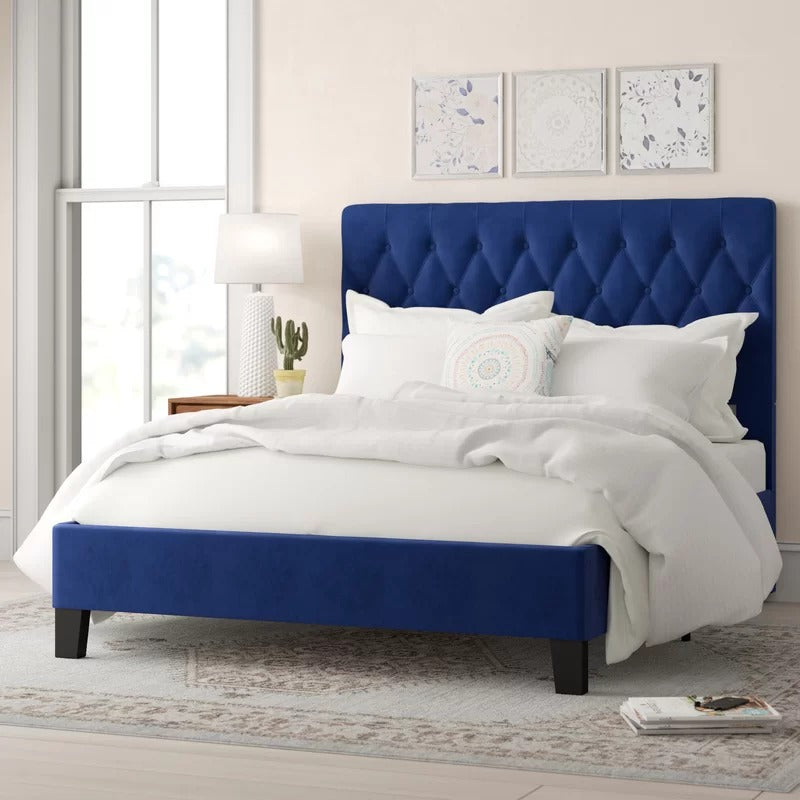 Modular Bed : Kay Tufted Upholstered Standard Bed