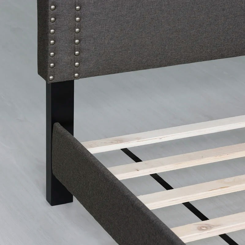 Modular Bed : Keni Upholstered Platform Bed
