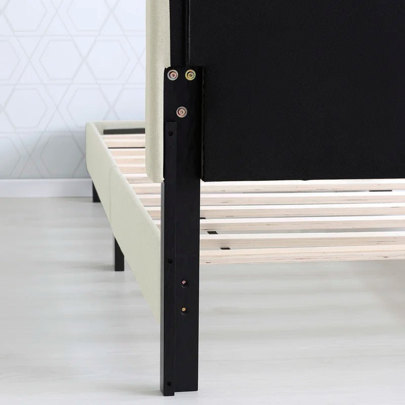 Modular Bed : Keni Upholstered Platform Bed