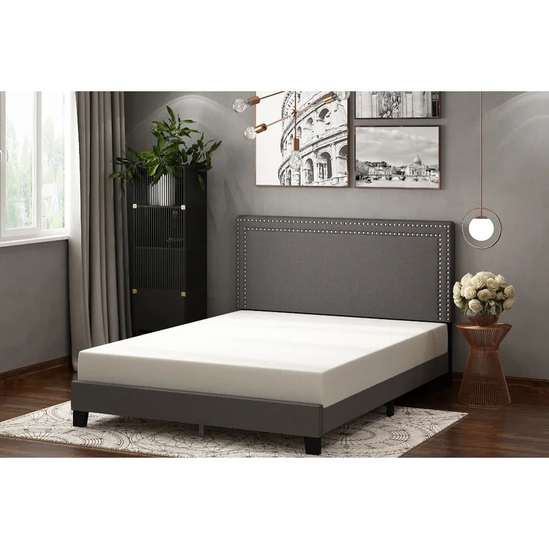 Modular Bed : Keni Upholstered Platform Bed