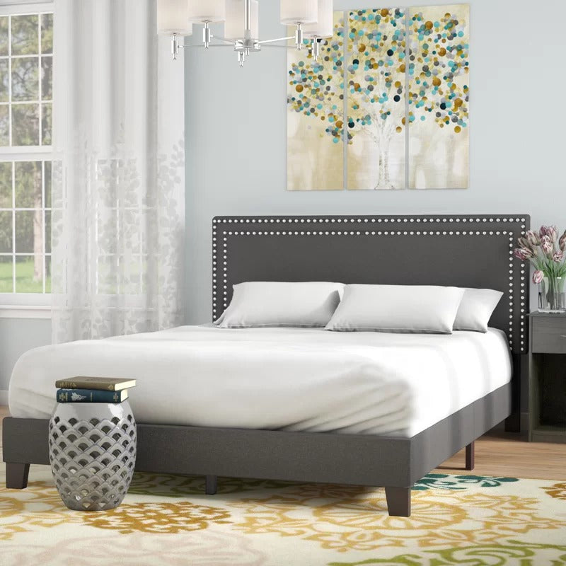 Modular Bed : Keni Upholstered Platform Bed