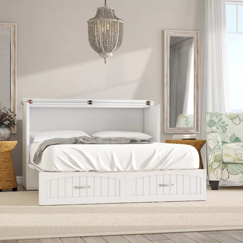 Modular Bed : Solid Wood Storage Murphy Bed