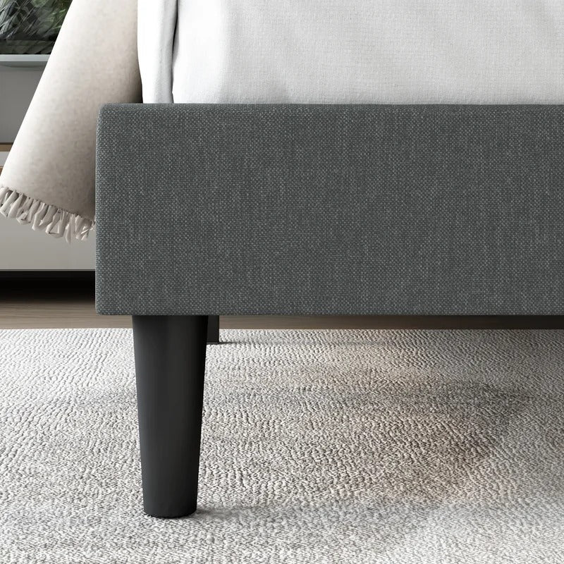 Modular Bed : Size/Queen Color/Dark Gray Tufted Bed
