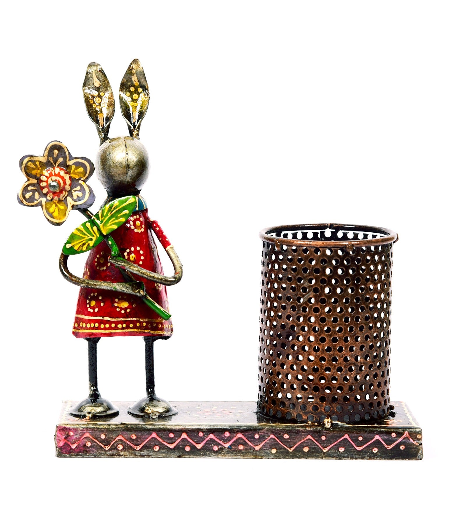 Pen Stand : Moore Gloria (Set Of 1) Iron Decorative Pen Stand