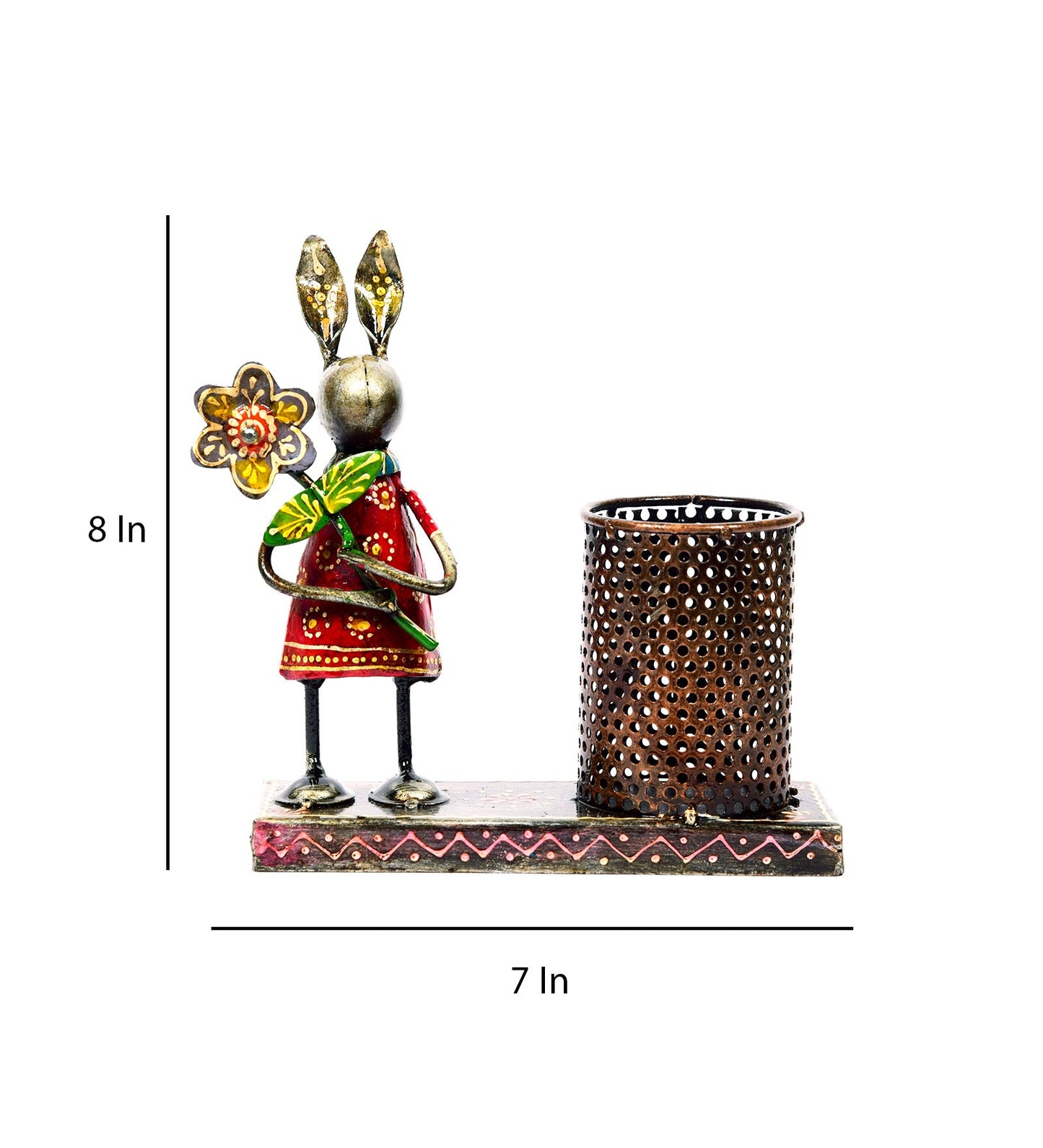 Pen Stand : Moore Gloria (Set Of 1) Iron Decorative Pen Stand