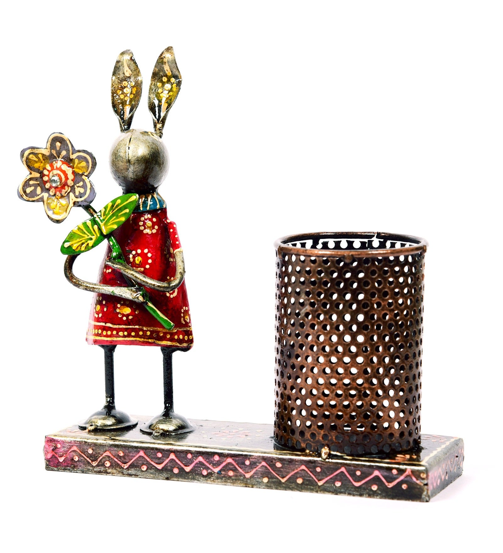 Pen Stand : Moore Gloria (Set Of 1) Iron Decorative Pen Stand