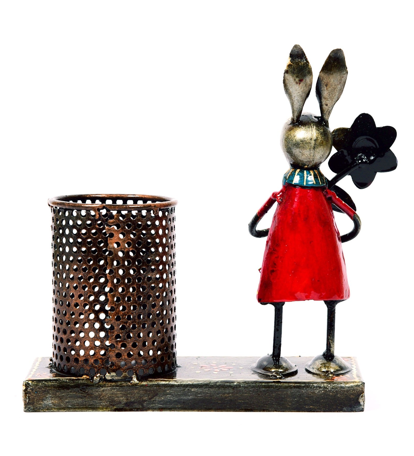 Pen Stand : Moore Gloria (Set Of 1) Iron Decorative Pen Stand