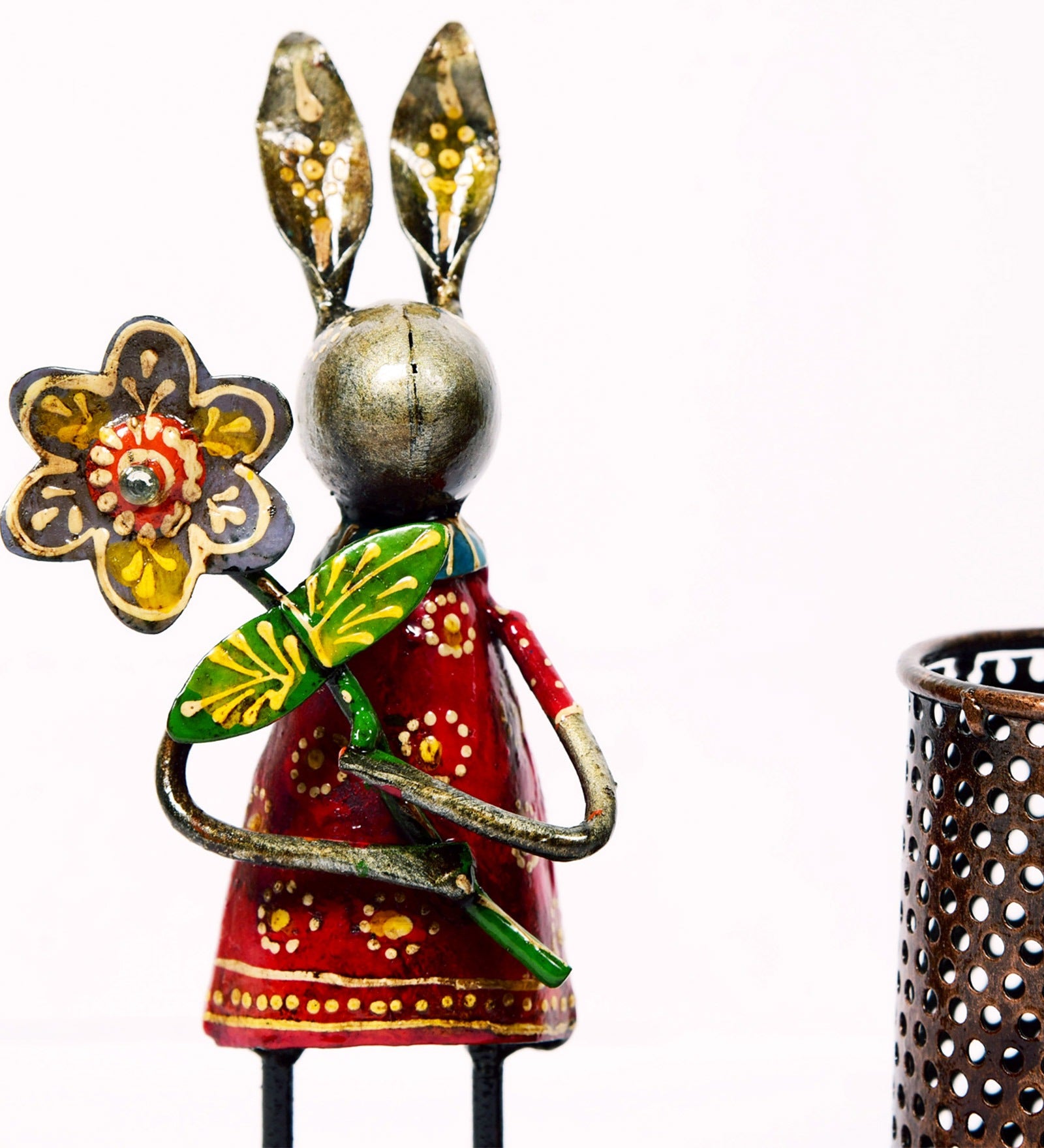 Pen Stand : Moore Gloria (Set Of 1) Iron Decorative Pen Stand