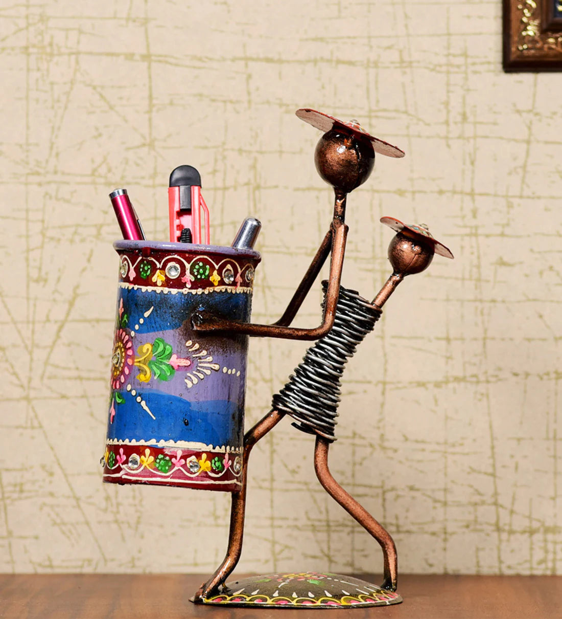 Pen Stand : Moore (Set of 1) Iron Decorative Pen Stand