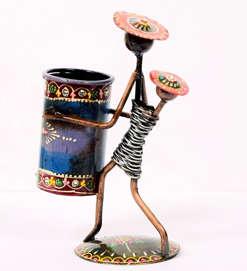 Pen Stand : Moore (Set of 1) Iron Decorative Pen Stand