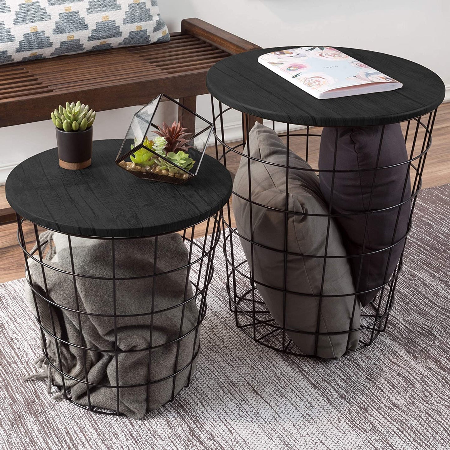Nest Of Table: Nesting End Tables with Storage