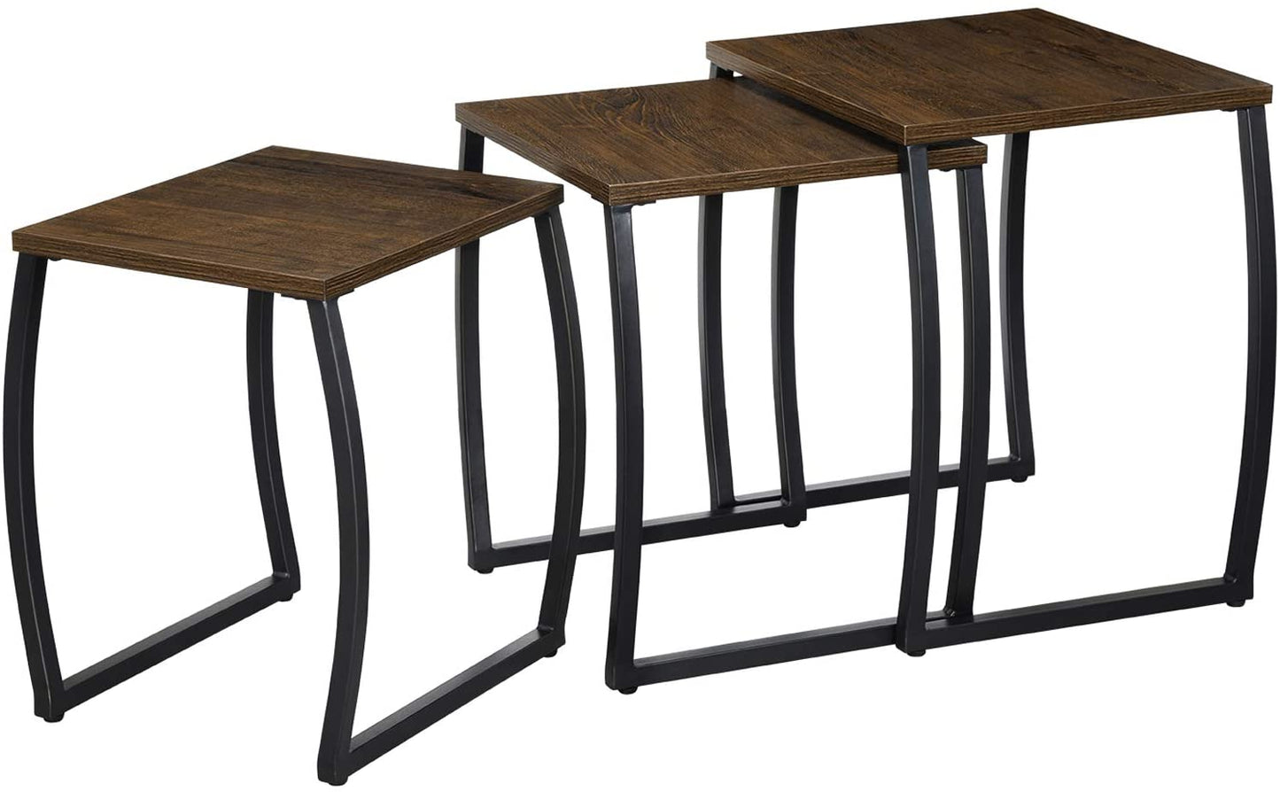 Nest Of Tables : Nesting Tables, Vintage Side Table Set of 3