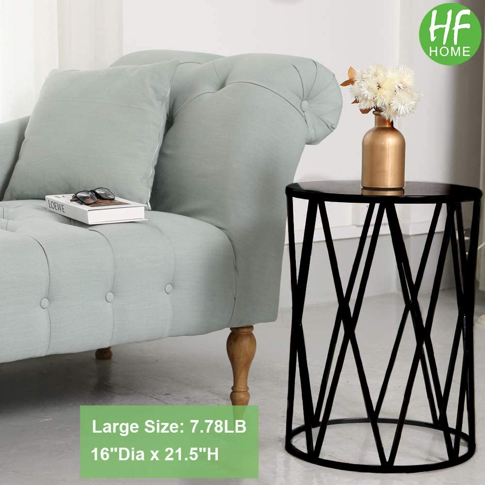 Nest Of Tables Tables Plant Stand for Living Room Balcony Home Garden Stool Patio Outdoor- Black