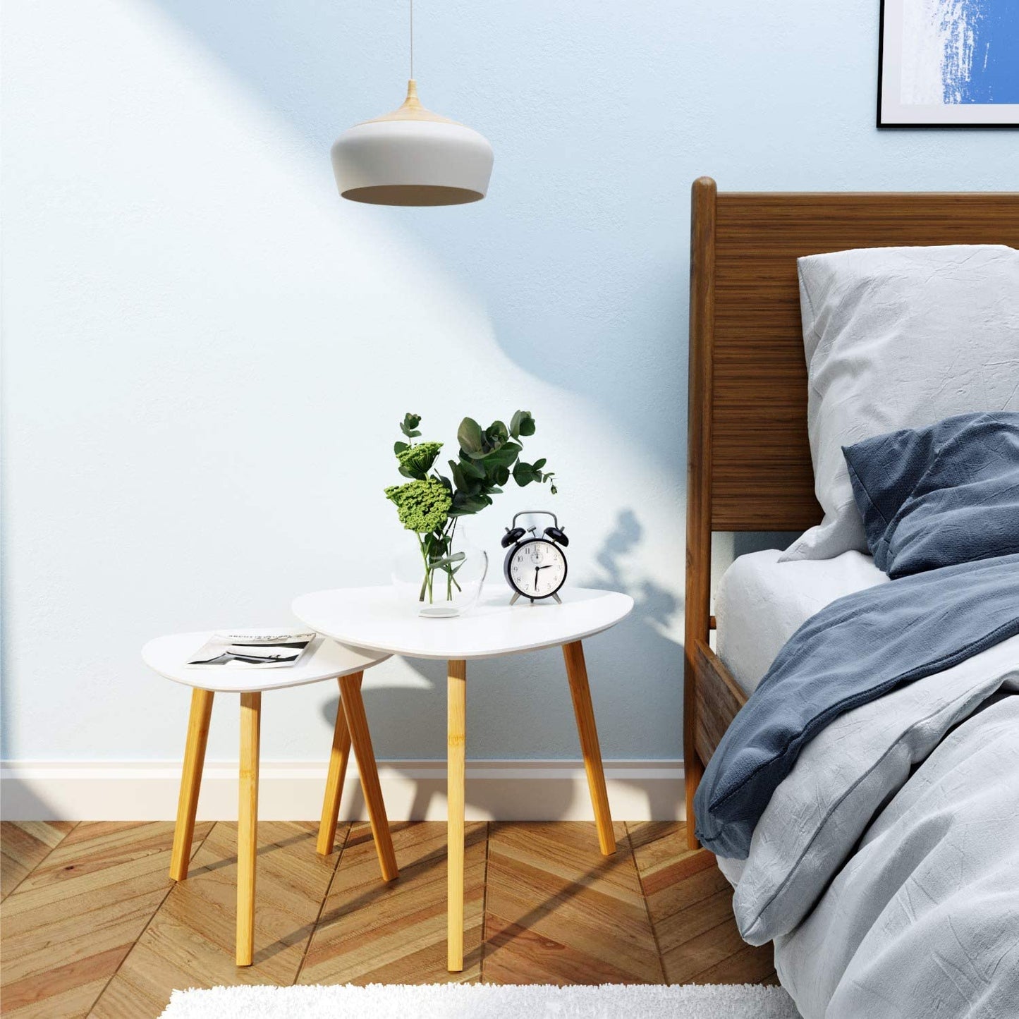 Nest of Tables: Modern Minimalist Side Table for Living Room