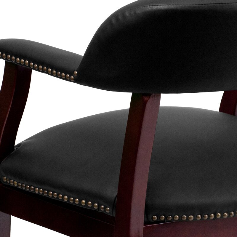 Office Chair : 24" W Office Chair with Wood Frame