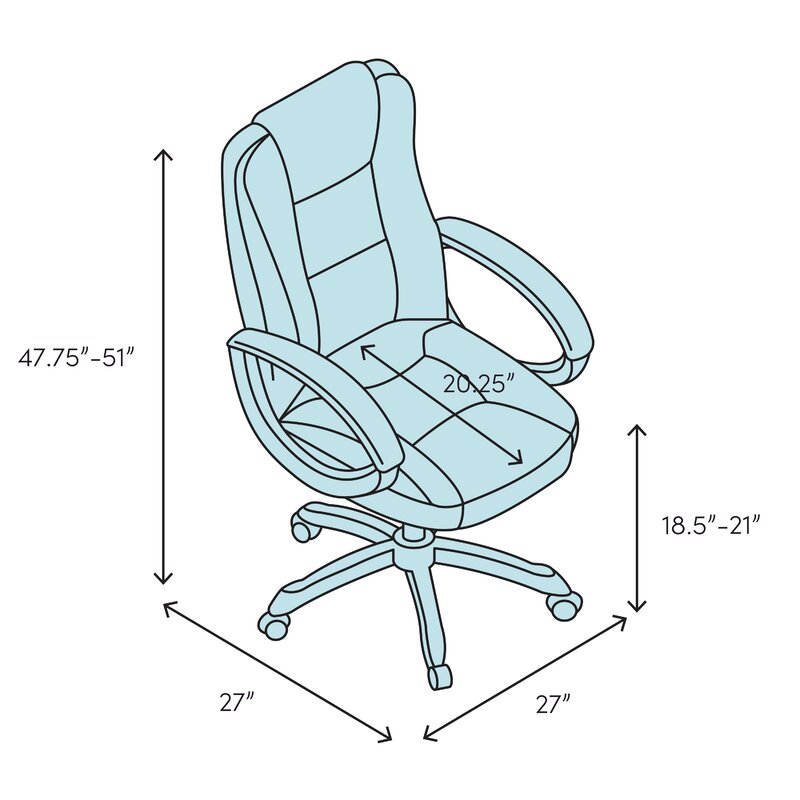 Office Chair : Black Traditional Office Chair