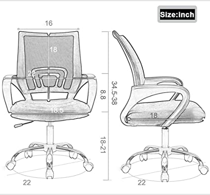 Office Chair : Mesh back Drafting Chair