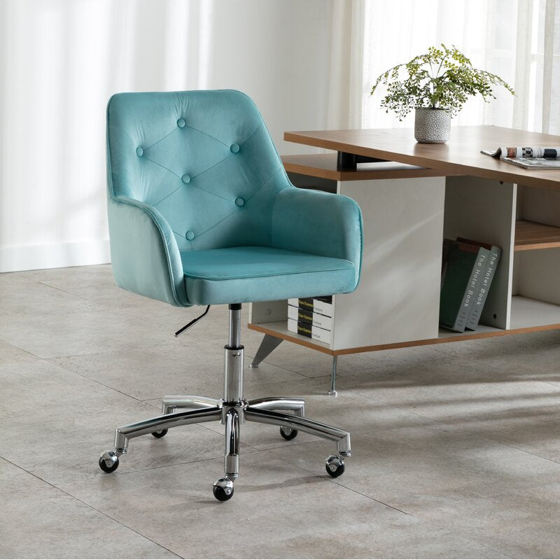 Office Chair : Modern Velvet Office Chair