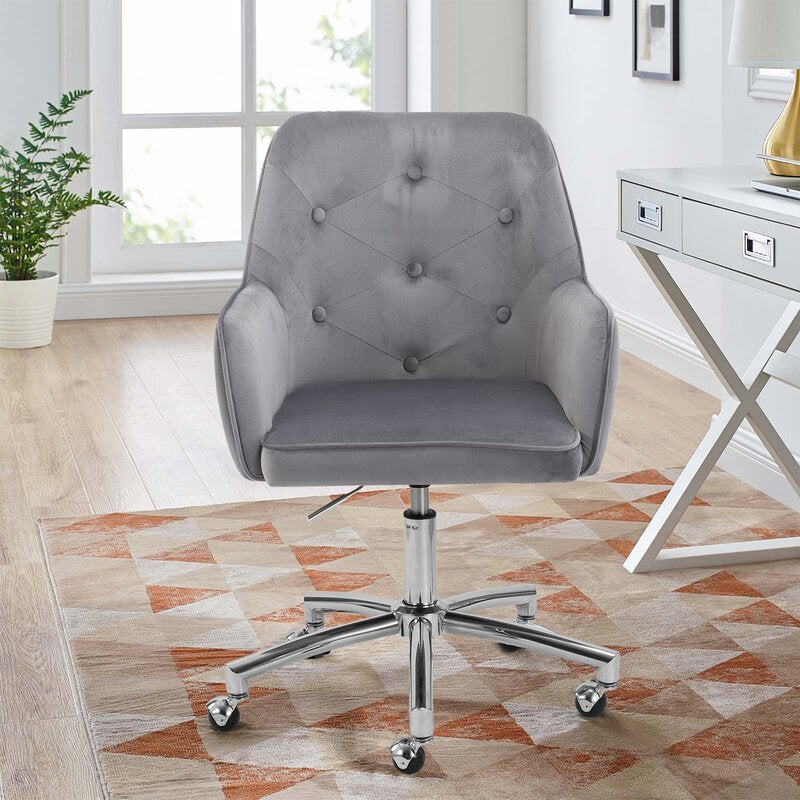 Office Chair : Modern Velvet Office Chair