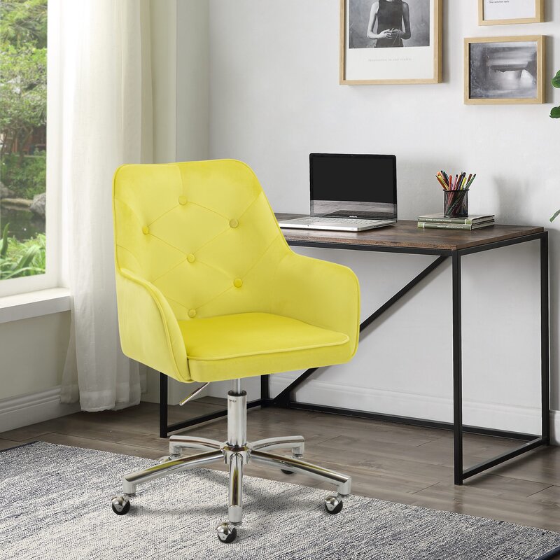 Office Chair : Modern Velvet Office Chair