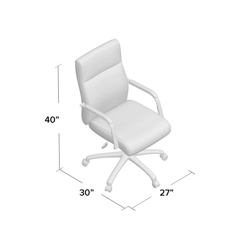 Office Chair: Steel Upholstered Office Chair