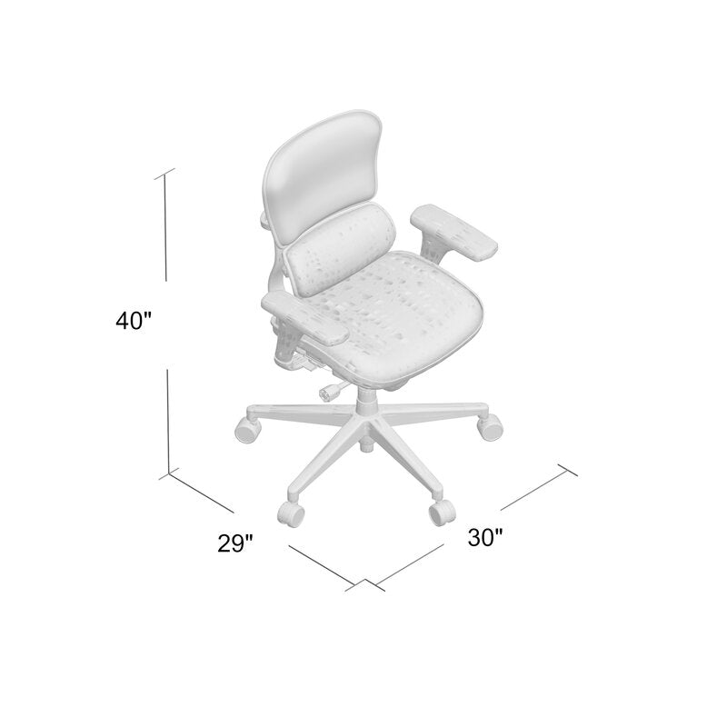 Office Chair : Upholstered Black Office Chair