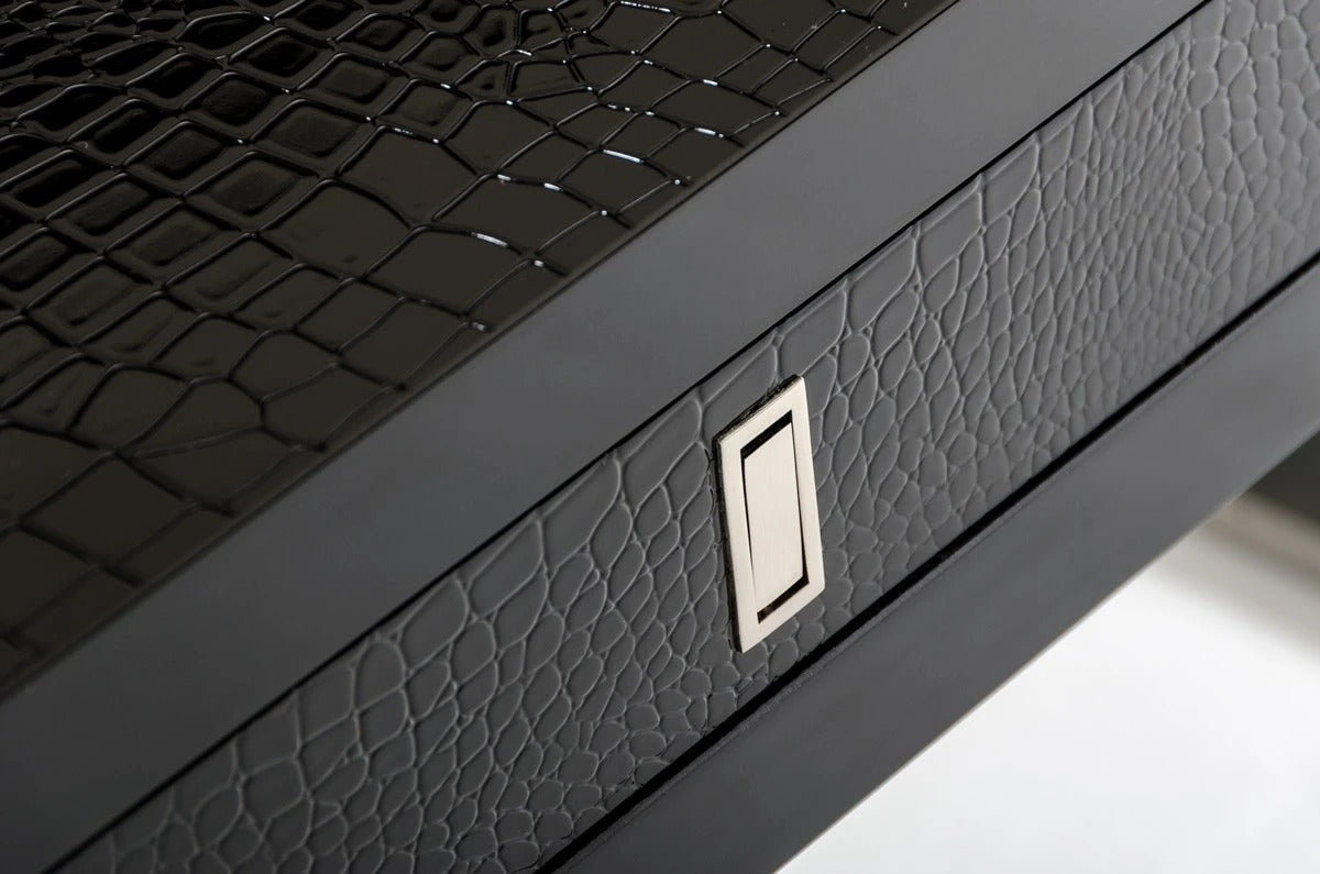 Office Desk : Black Crocodile Desk