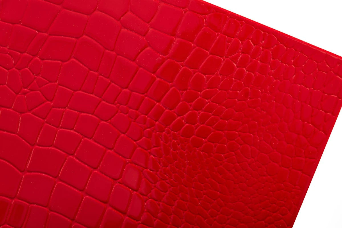 Office Desk: Red Crocodile Desk