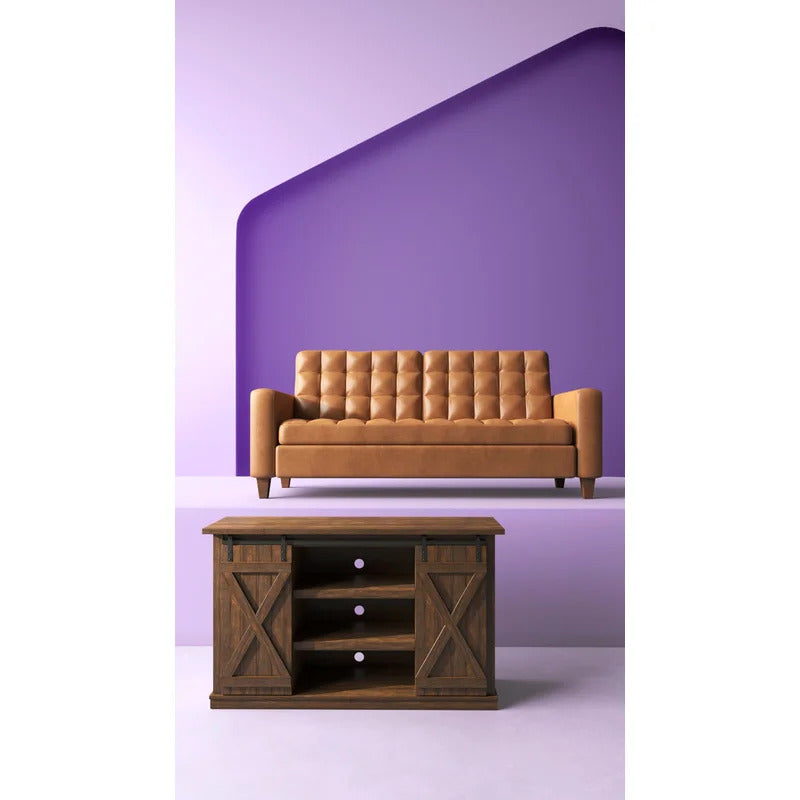 Office Sofa : SID 76'' Vegan Leatherette Square Arm Sofa