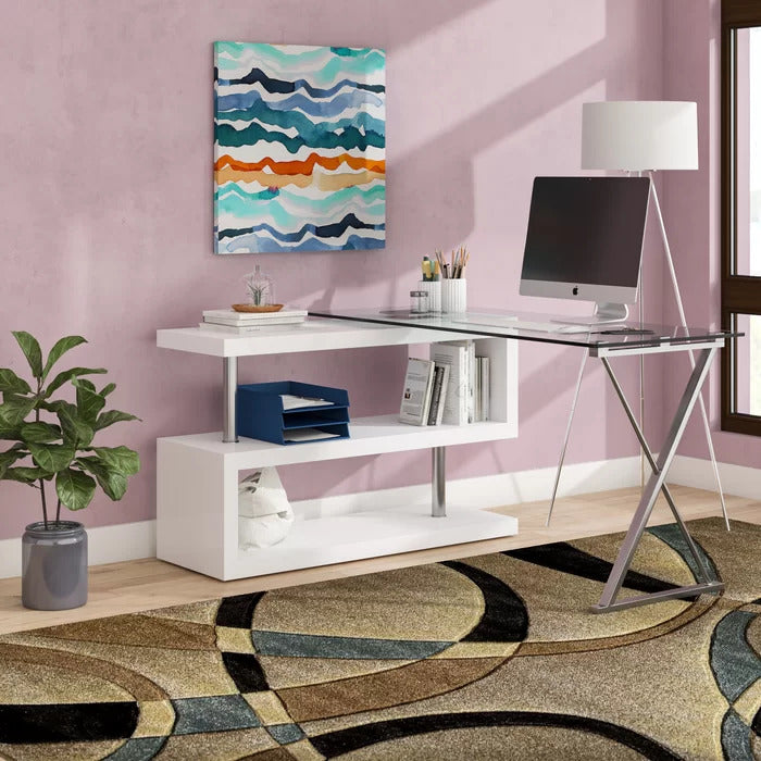 Office desk : L-Shape Executive Desk
