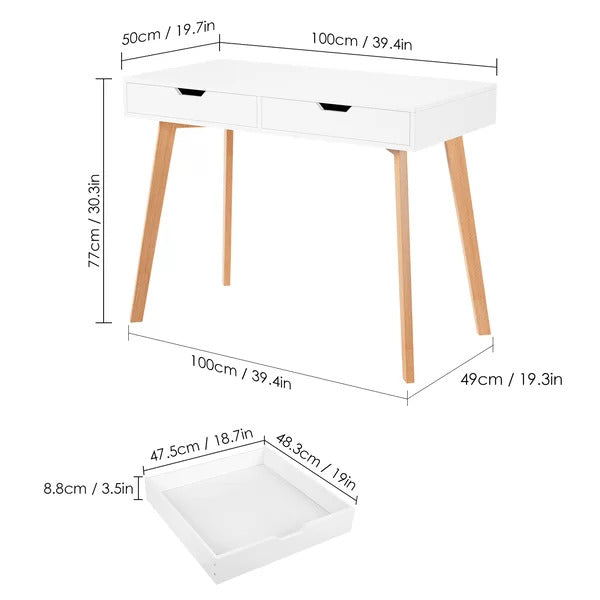 Office desk : Solid Wood Desk