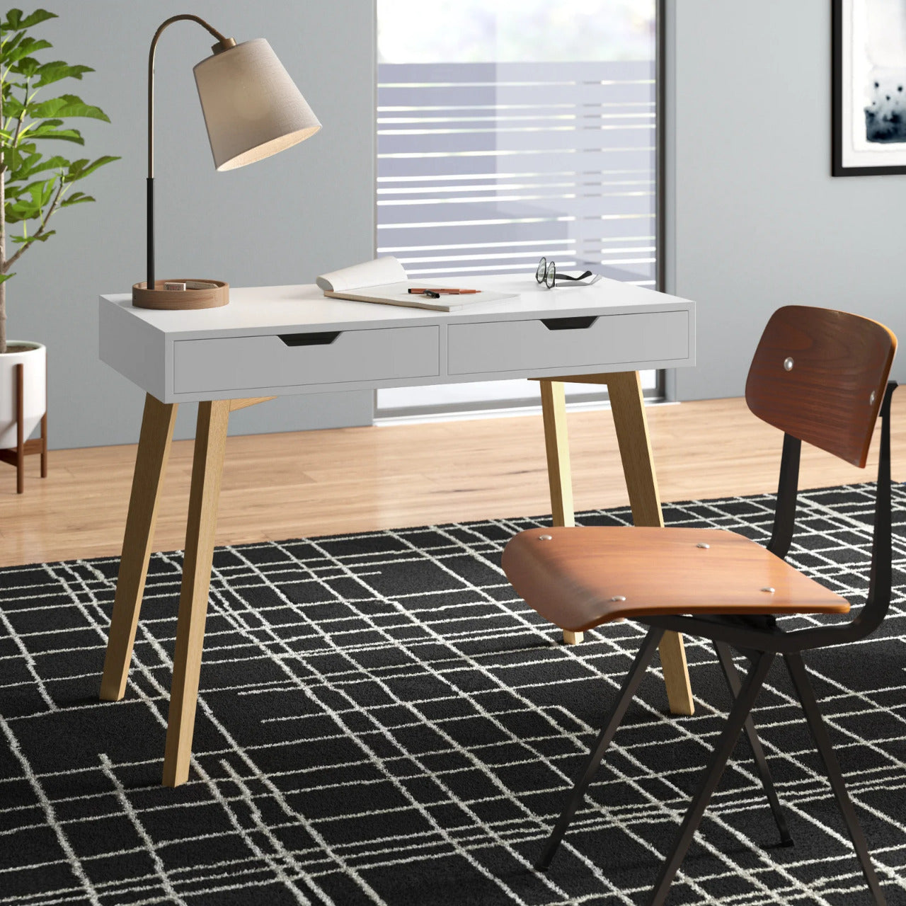 Office desk : Solid Wood Desk