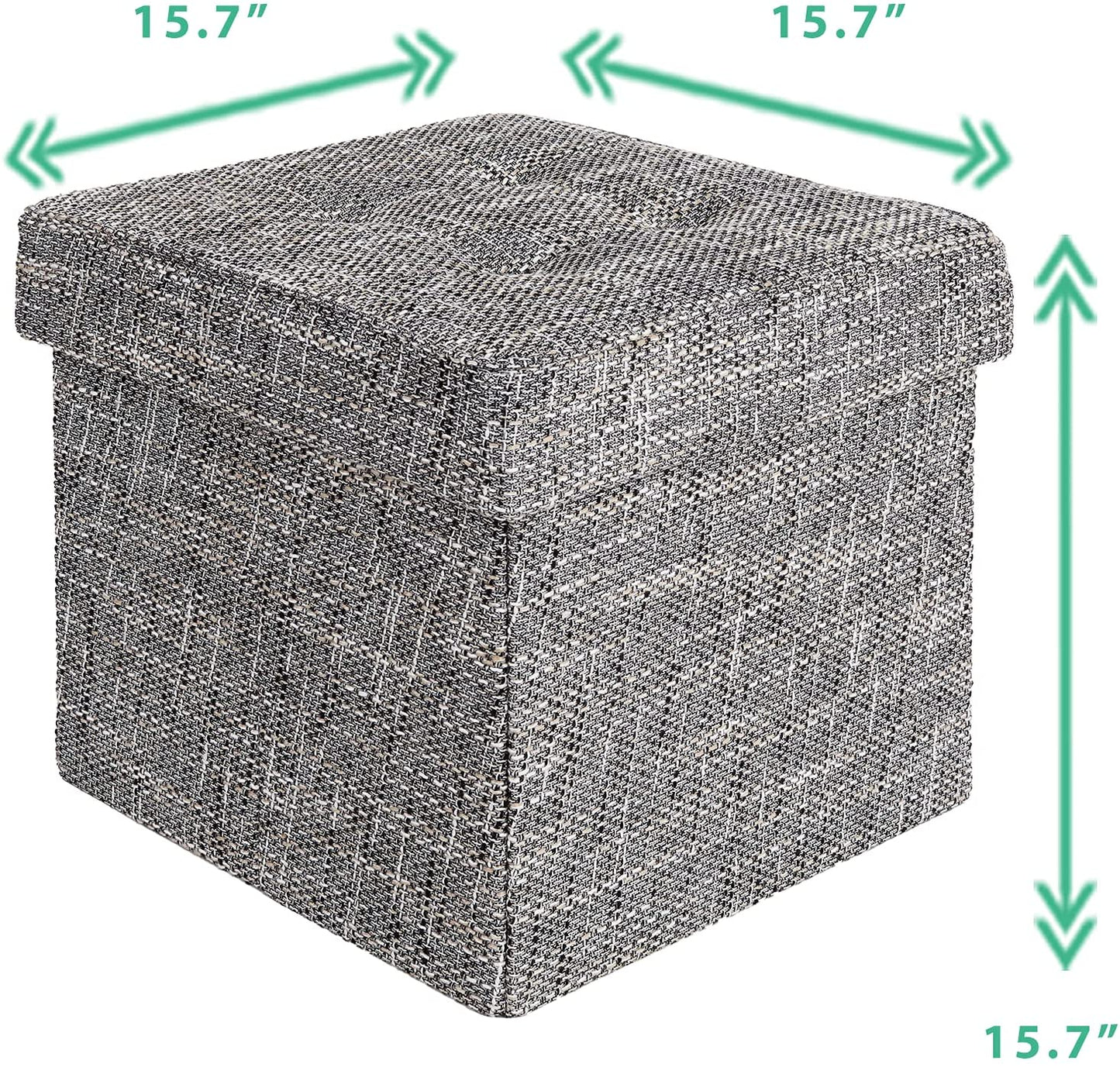 Ottomans : Classics Fold able Storage Footrest Chest Ottoman, 1-Pack