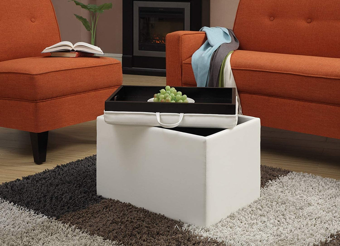 Ottomans : Designs for Comfort Accent Storage Ottoman