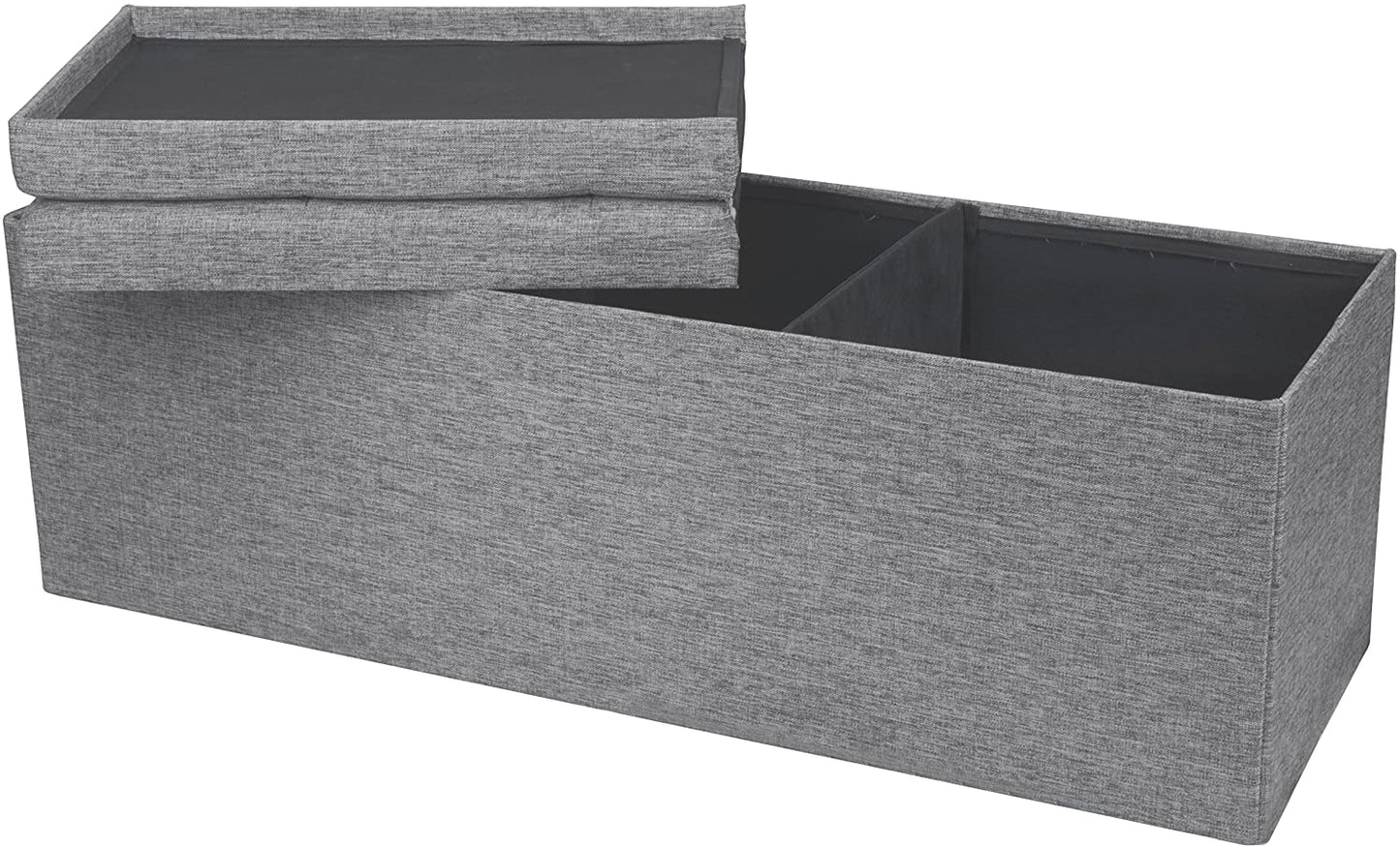 Ottomans : Folding Toy Box Chest with Ottomans Bench Foot Rest
