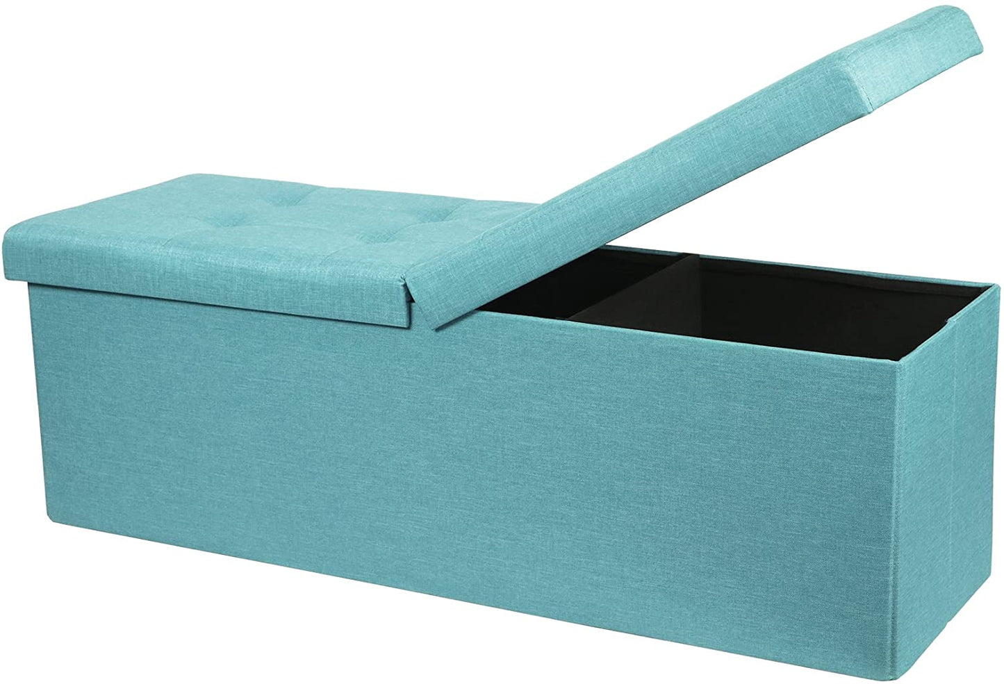 Ottomans : Folding Toy Box Chest with Ottomans Bench Foot Rest