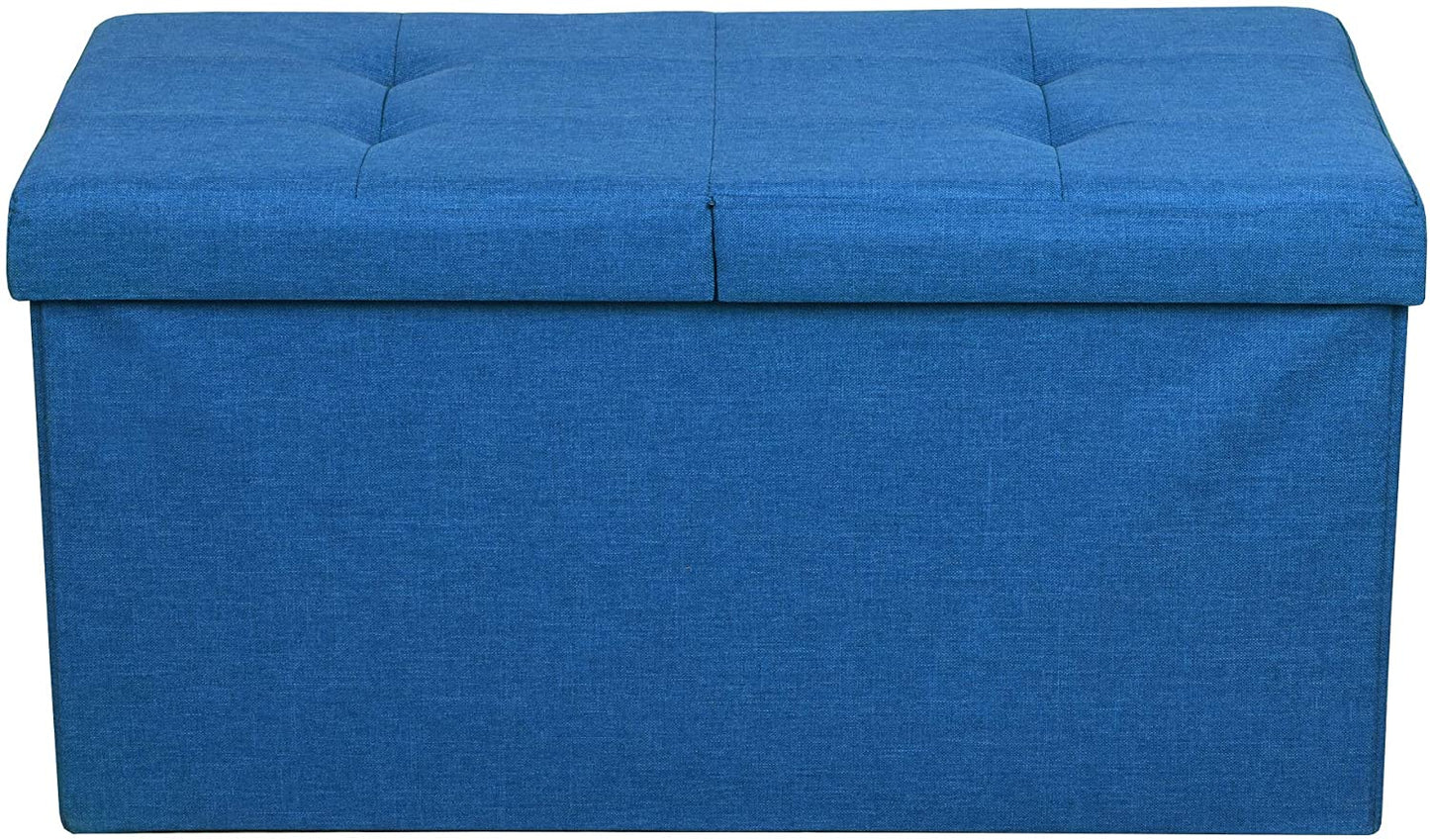 Ottomans : Folding Toy Box Chest with Ottomans Bench Foot Rest
