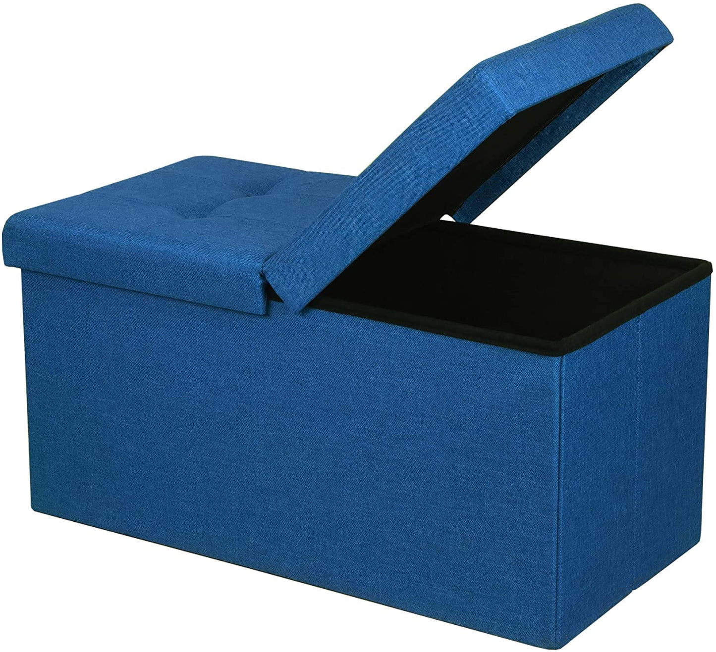 Ottomans : Folding Toy Box Chest with Ottomans Bench Foot Rest