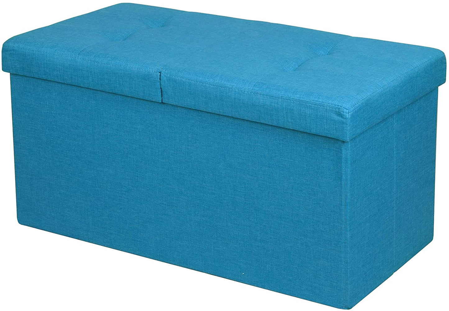 Ottomans : Folding Toy Box Chest with Ottomans Bench Foot Rest
