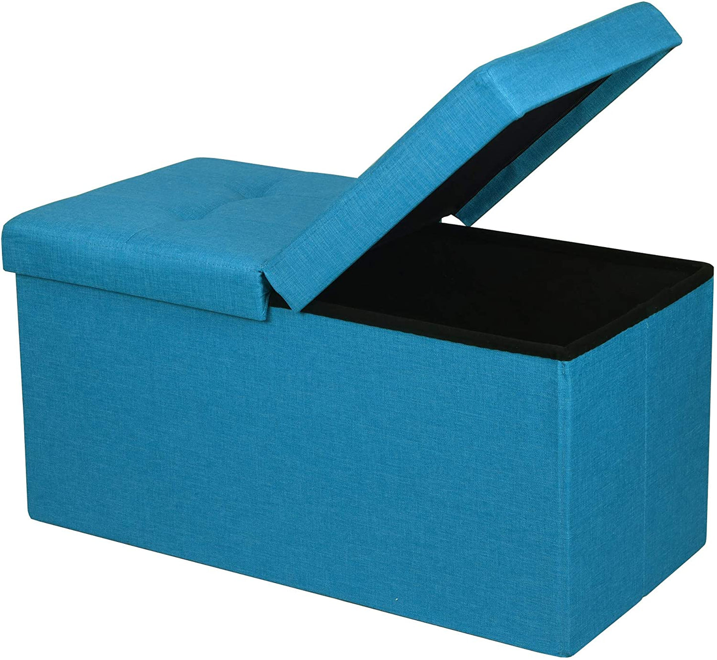 Ottomans : Folding Toy Box Chest with Ottomans Bench Foot Rest