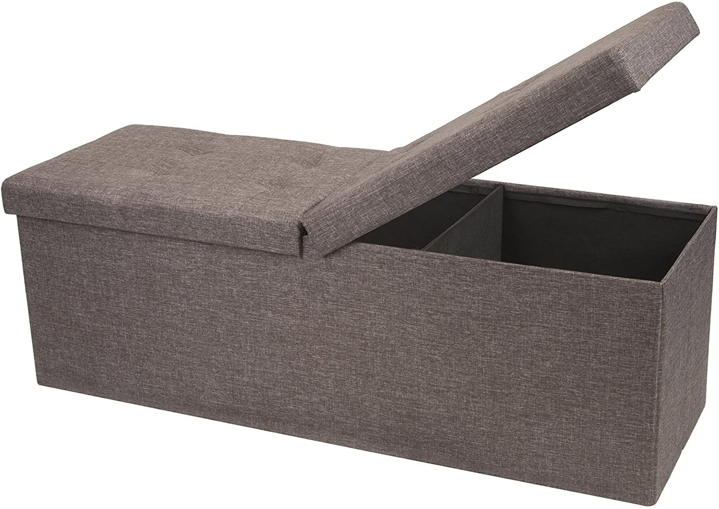 Ottomans : Folding Toy Box Chest with Ottomans Bench Foot Rest