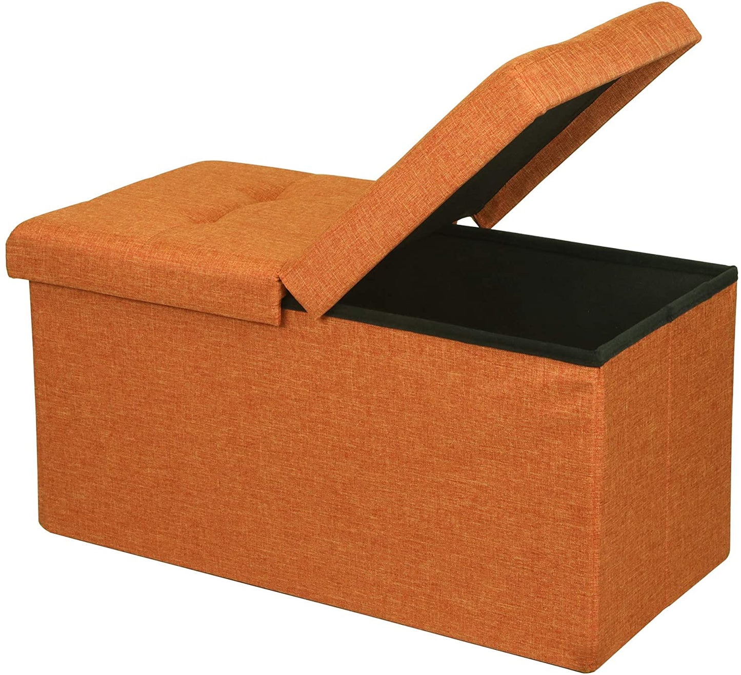 Ottomans : Folding Toy Box Chest with Ottomans Bench Foot Rest