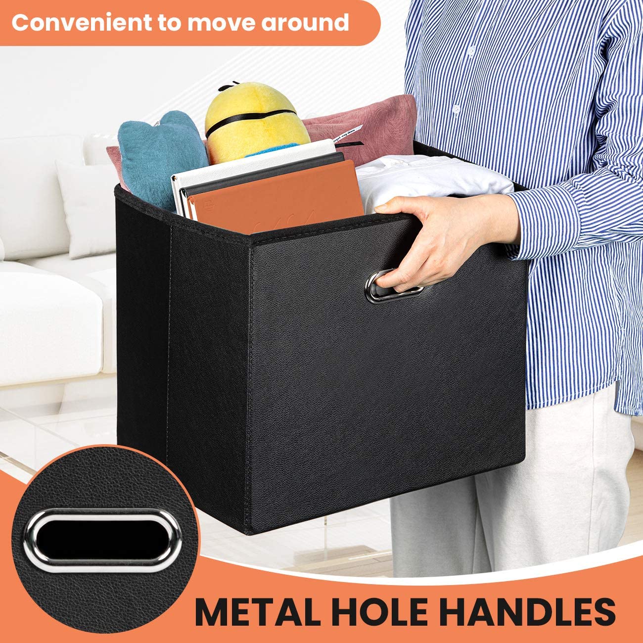 Ottomans : Leatherette Ottoman Rectangle Footrest Footstool Folding
