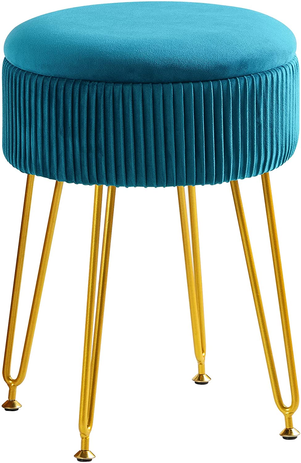 Ottomans : Velvet Storage Ottoman Foot Rest