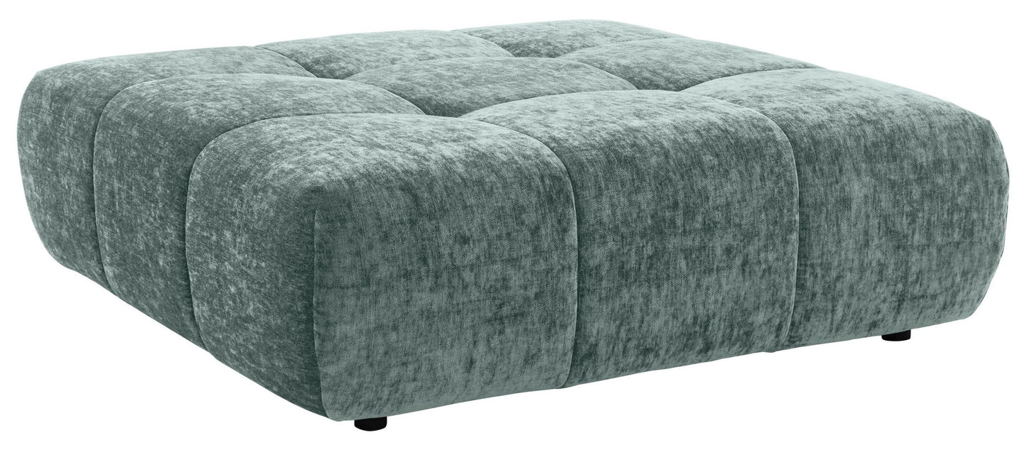 Ottomans: Violet Mint Velvet Ottoman